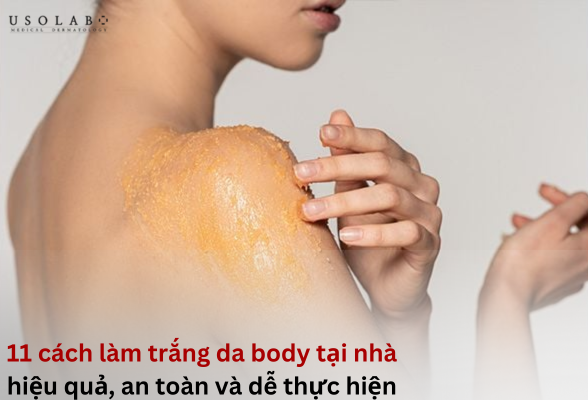 cách làm trắng da body tại nhà