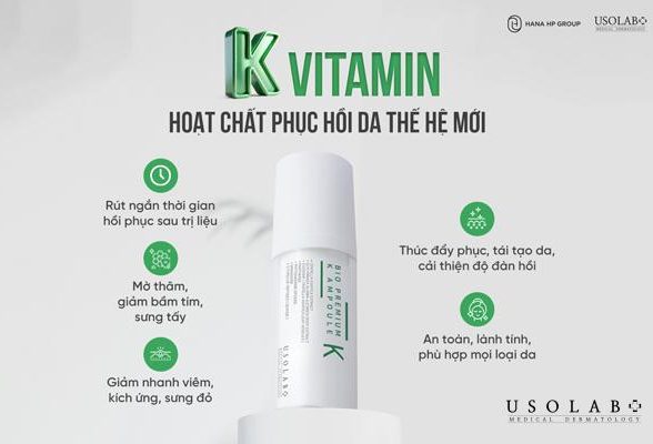 Vitamin - K là gì? Top 6 sản phẩm chứa Vitamin K cho da tốt nhất