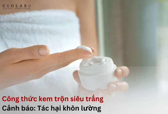 công thức kem trộn siêu trắng