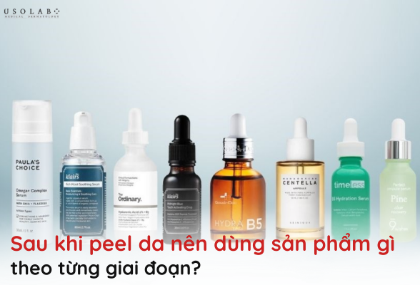 sau khi peel da nên dùng sản phẩm gì