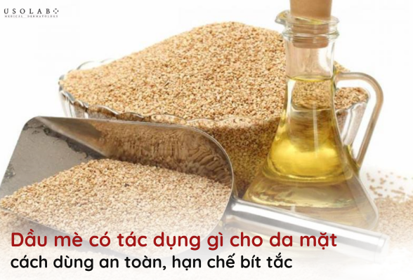 dầu mè có tác dụng gì cho da mặt