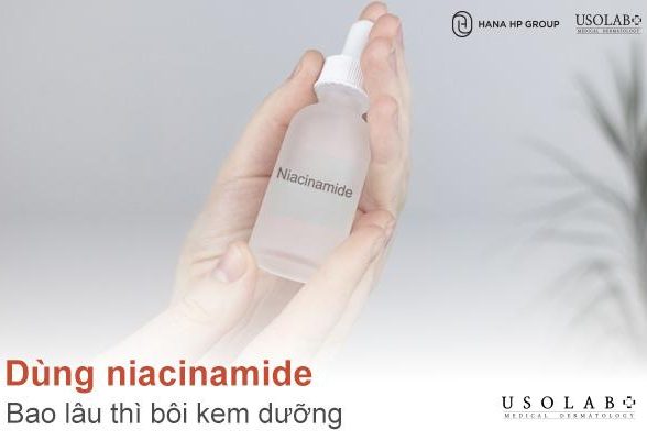Dùng niacinamide bao lâu thì bôi kem dưỡng để thẩm thấu tốt hơn