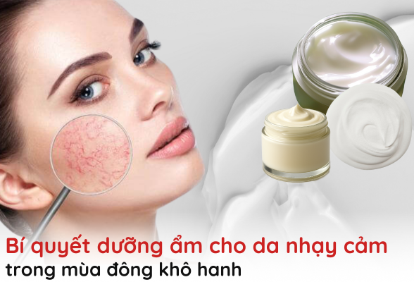 dưỡng ẩm cho da nhạy cảm