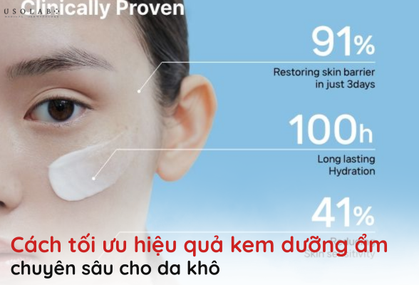 kem dưỡng ẩm chuyên sâu cho da khô