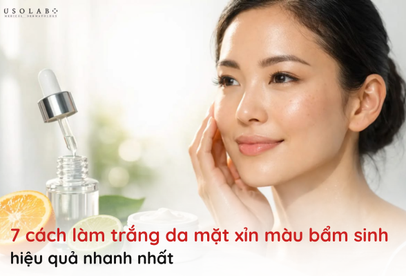 cách làm trắng da mặt xỉn màu bẩm sinh