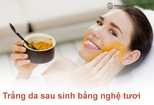 Bật mí cách làm trắng da toàn thân sau sinh bằng nghệ tươi cho mẹ bỉm sữa
