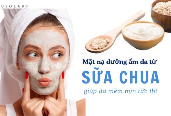 Mặt nạ dưỡng ẩm cho da khô từ sữa chua giúp da mềm mịn tức thì