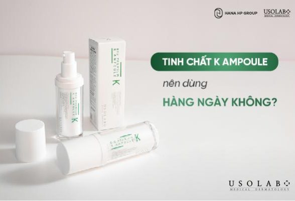 Có nên sử dụng tinh chất K Ampoule hàng ngày không?