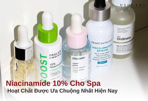 niacinamide 10% cho spa