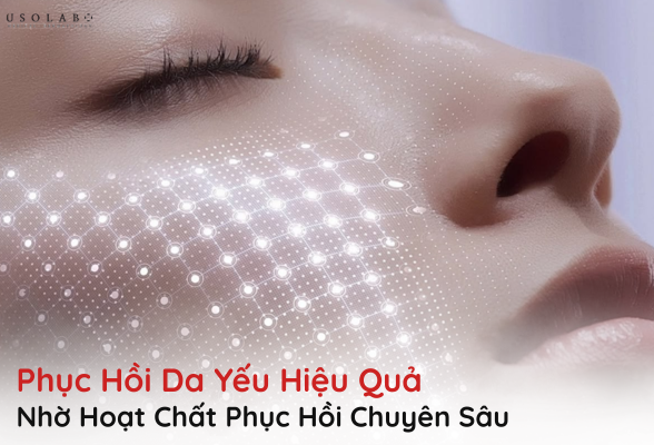 phục hồi da yếu