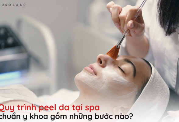 quy trình peel da tại spa