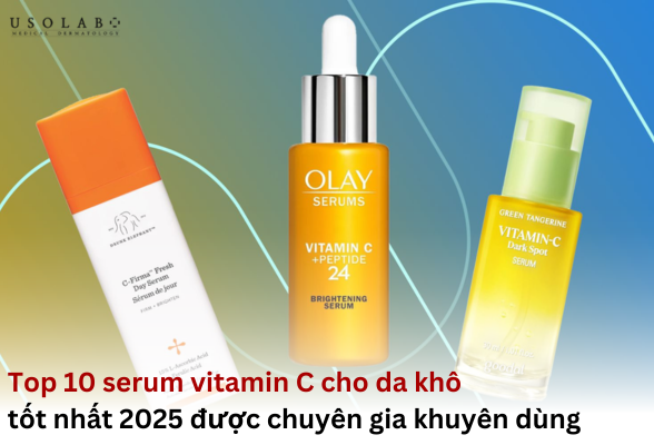 serum vitamin c cho da khô