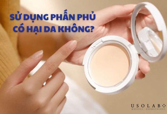 Dùng phấn phủ có hại da không