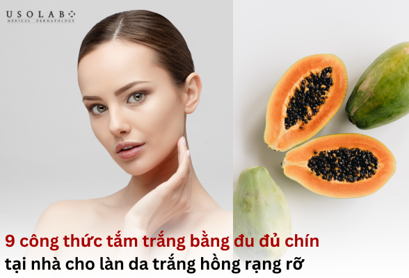 tắm trắng bằng đu đủ chín