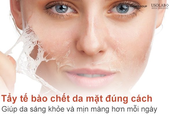 Tẩy tế bào chết da mặt đúng cách giúp da sáng khỏe và mịn màng hơn mỗi ngày