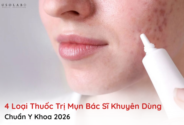 4 loại thuốc trị mụn bác sĩ khuyên dùng