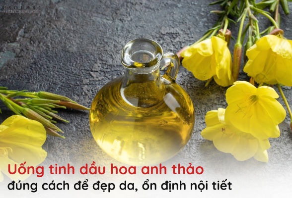 uống tinh dầu hoa anh thảo đúng cách