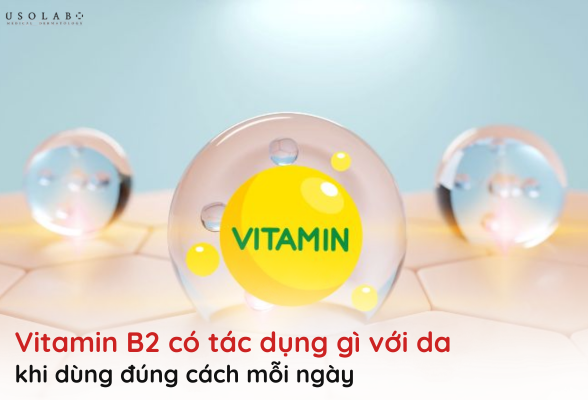 vitamin b2 có tác dụng gì với da