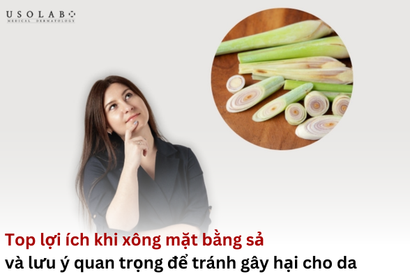 xông mặt bằng sả